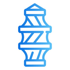 fishing net gradient icon