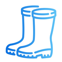 boot gradient icon