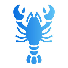 lobster gradient icon
