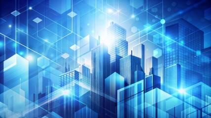 Obraz premium abstract blue background