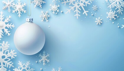 White Christmas: Festive Snowflake Quotes Banner