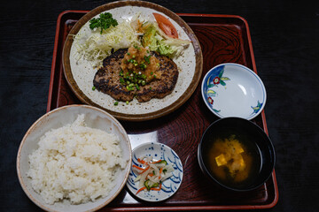 おろしハンバーグ定食