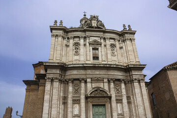Facade of a renaissance church