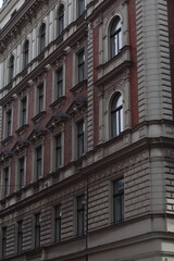 Architecture in the downtown of Prague, Czech Republic