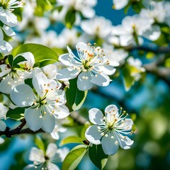 apple tree flowers