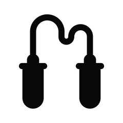 Well designed modern style icon of jumping rope, ready to use vector
