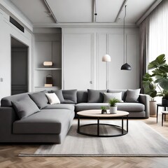 Fototapeta premium living room interior
