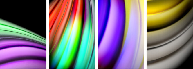 Blurred color line backgrounds. Vector Illustration For Wallpaper, Banner, Background, Card, Book Illustration, landing page