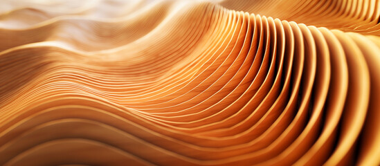 abstract wave wood texture banner background