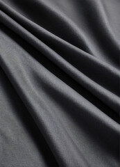 Obraz premium background texture of polyester satin fabric, cotton, wavy silk. Usually used for Bella Square hijabs. Gray.