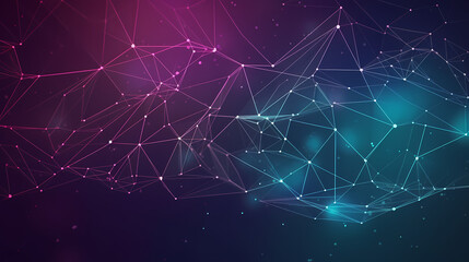 Fototapeta premium Modern scientific background with hexagons lines vector image