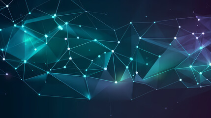 Obraz premium Modern scientific background with hexagons lines vector image