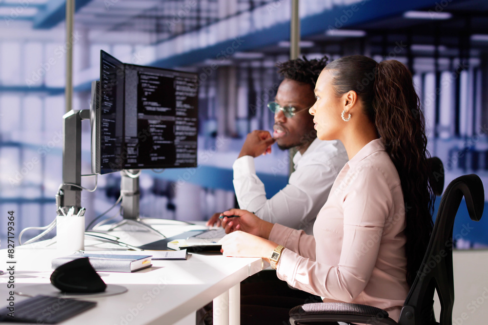 Poster cyber security development team