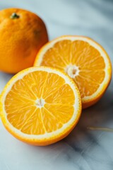 Oranges on Table