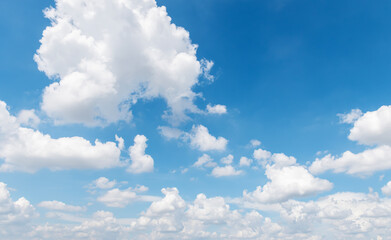 Blue sky with cloud background