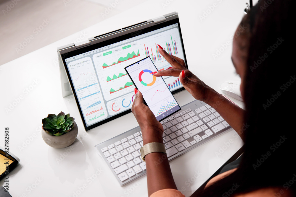 Aufkleber KPI Dashboard Data Analytics