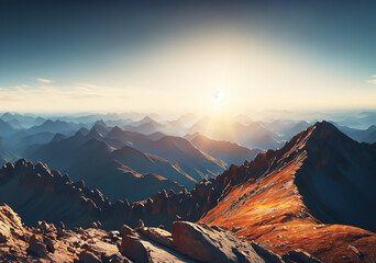 Rise above the clouds, conquer peaks.