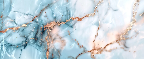 Luxury blue marble rose gold background. texture background desi