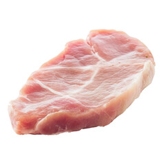 Raw Pork Chop Meat Isolated without Background