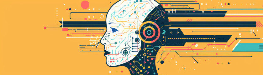 Fototapeta premium Enhancing Business Insights: Utilizing Machine Learning for Advanced Predictive Analytics