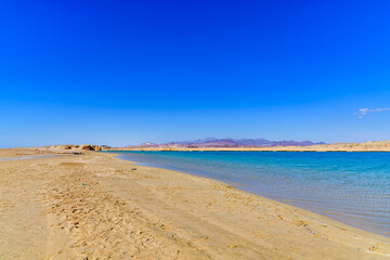 Landscape at Ras Mohammed national park. Sinai peninsula, Egypt