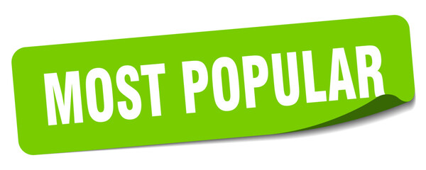 most popular sticker. most popular label