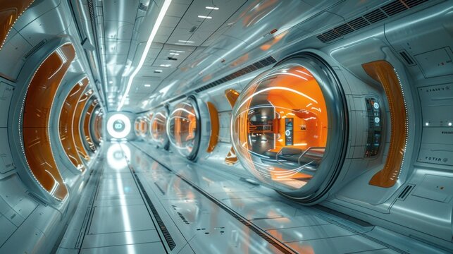 Visualize a blank style transportation system mock-up featuring hyperloop stations connecting major cities