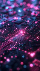 Captivating Neon Flashes and Holographic Particles Adorn a Futuristic Architectural Landscape in a Cinematic and Hyper-Detailed Visual Masterpiece