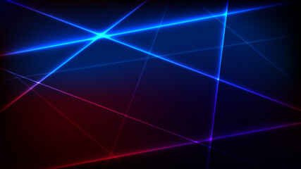 Neon background. Raster abstract illustration. Design for wallpaper, background, poster, banner, invitation.