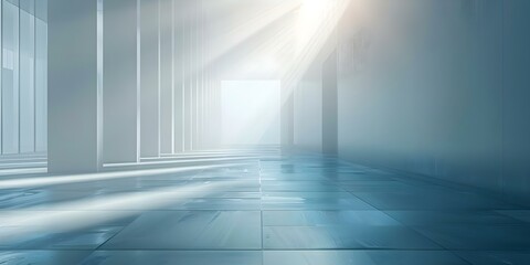 A Clear Mind Illuminated by Soft Lighting: The Blank Canvas. Concept Art Inspiration, Creativity, Mental Clarity, Soft Lighting, Blank Canvas