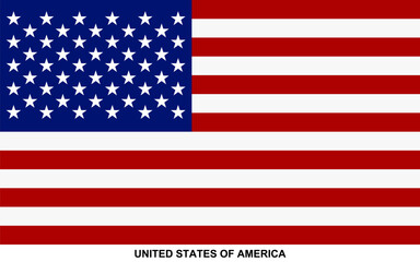 Flag of UNITED STATES OF AMERICA, UNITED STATES OF AMERICA national flag