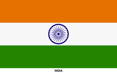 Fototapeta premium Flag of INDIA, INDIA national flag