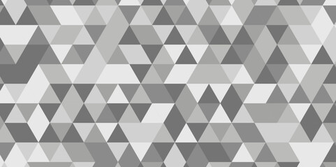 Abstract triangle polygonal gray background. Modern abstract geometric polygon background. Abstract seamless polygon background vector illustration. White and gray Polygon Mosaic Background.