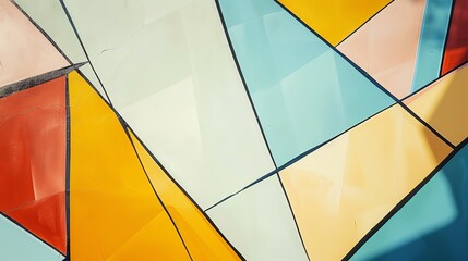 Fototapeta premium colorful geometric abstract lines background