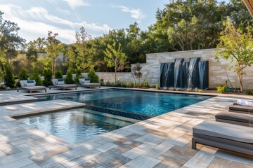 swimming pool in hotel