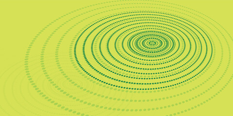 Dots halftone yellow green color pattern gradient texture background vector illustration, modern.