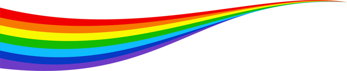 Pride month icon line rainbow