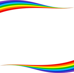 Obraz premium Rainbow frame 4