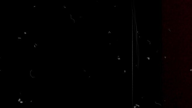 Noise, dust, and scratches film burn overlays. Dramatic visual effect.