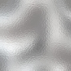 Matte white and grey frosted glass, blur effect. Stained glass decorative background. Vector silver foil texture