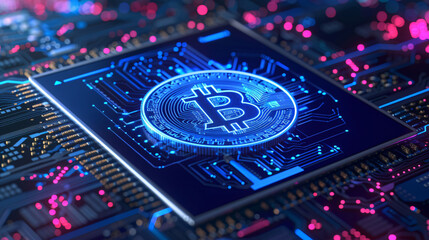 Web analyst studying trends in cryptocurrency markets