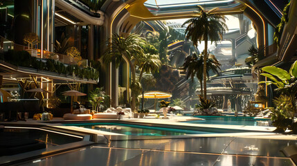 サイバー都市：ルクスリーレジデンス| Cybercity: Luxury Residence Generative　AI
