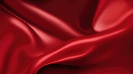 Obraz premium Luxury Red satin smooth fabric background