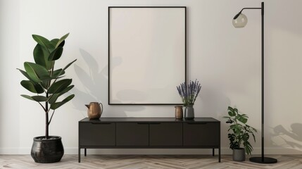 The modern living room decor