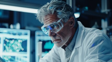 The scientist in the laboratory