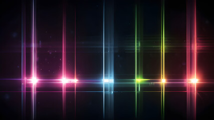 Obraz premium Glow Straight Motion Lines Against Luminescent Backdrops ai generative