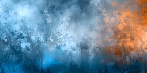 Artistic backdrop with soft blue tones and watercolor textures abstract style. Concept Abstract Art, Watercolor Textures, Soft Blue Tones, Artistic Backdrop