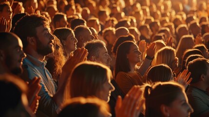 The Enthusiastic Applauding Audience