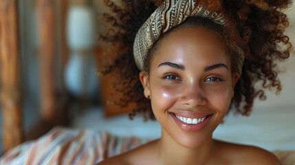 face skincare and funny black woman natural beauty cosmetics and happy model laughing after spa facial treatment for aesthetic wellness or healthy skin isolated at white background