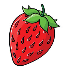 sweet, fresh, healthy, food, leaf, health, nature, organic, diet, ripe, vegetarian, isolated, icon, tasty, nutrition, vitamin, delicious, natural, white, red, strawberry, ingredient, flat, summer, obj